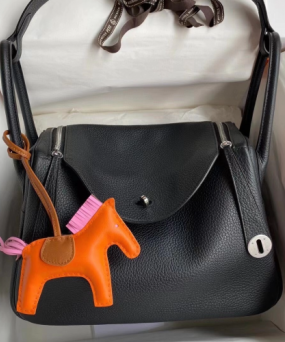 에르메스 린디백30 블랙 은장 끌레망스 가죽